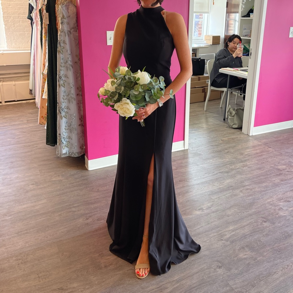 Amsale Nala Dress Black size 6